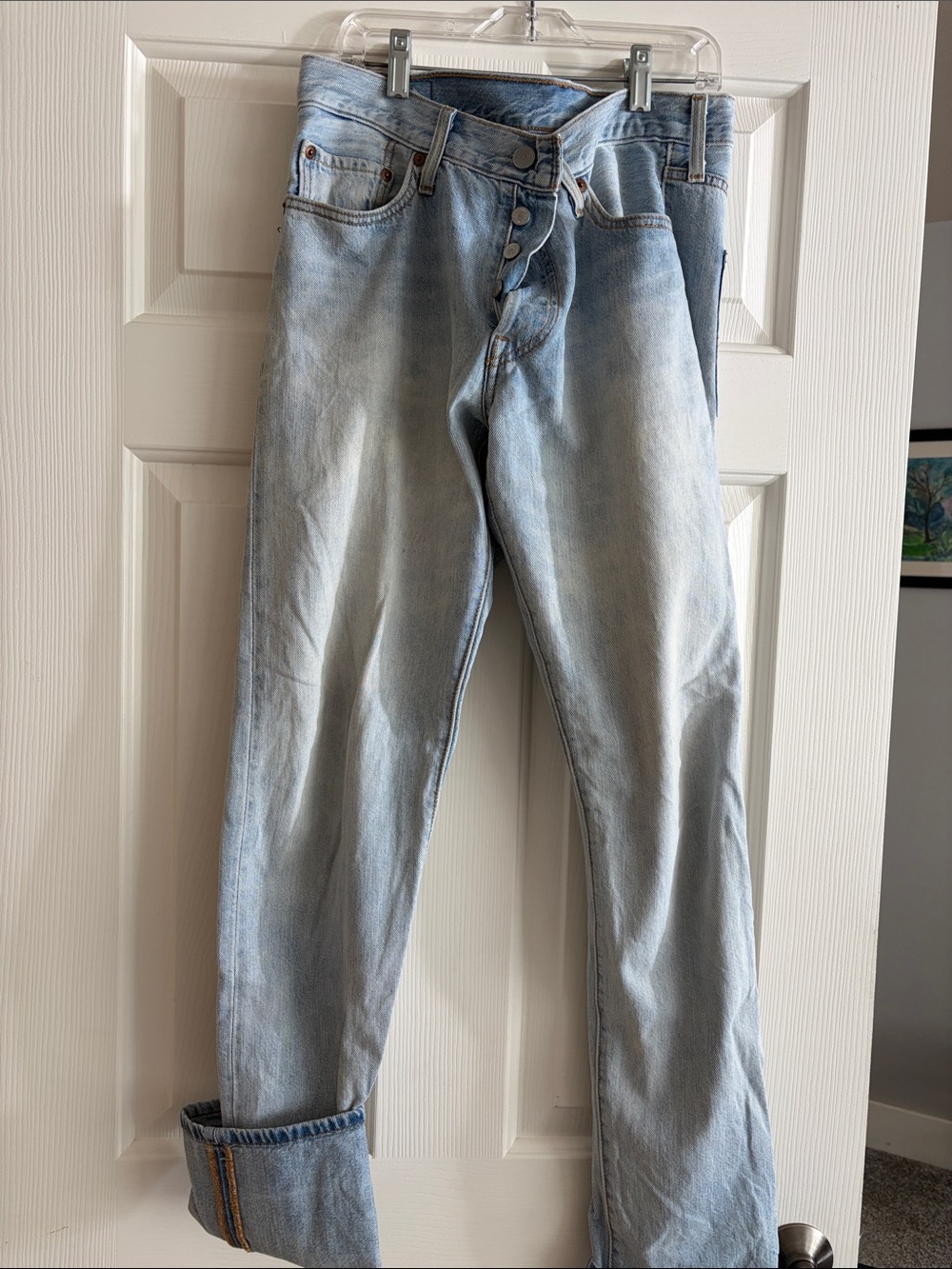 Levi 501 - Light Wash Women's Straight-Leg Jeans